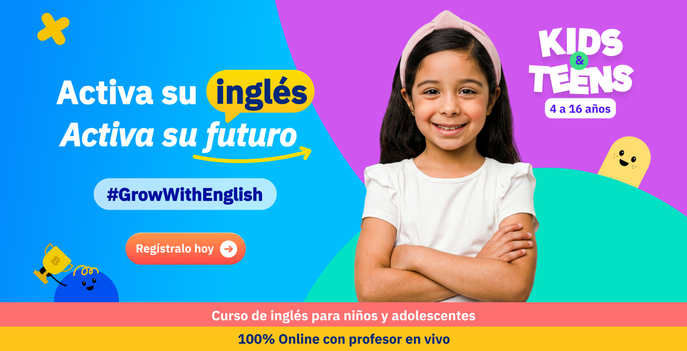 Kids & Teens - Curso de inglés para niños y adolescentes de 4 a 16 años